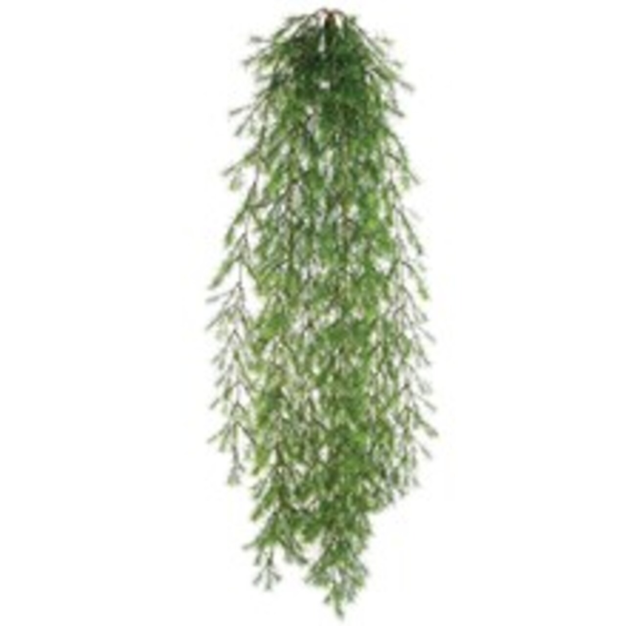 Hanging Sprengeri Ivy Vine Bush, 46-Inch, UV Resistant, Indoor/Outdoor Use, Faux Greenery, Home & Office Decor